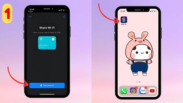 Hướng dẫn tạo mã QR WiFi trên iPhone - Bước 1